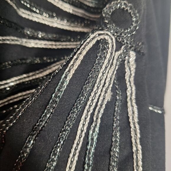 Maggie Womens Open Front Cardigan Embroidered Lightweight Whimsigoth Boho 5X - Picture 12 of 12